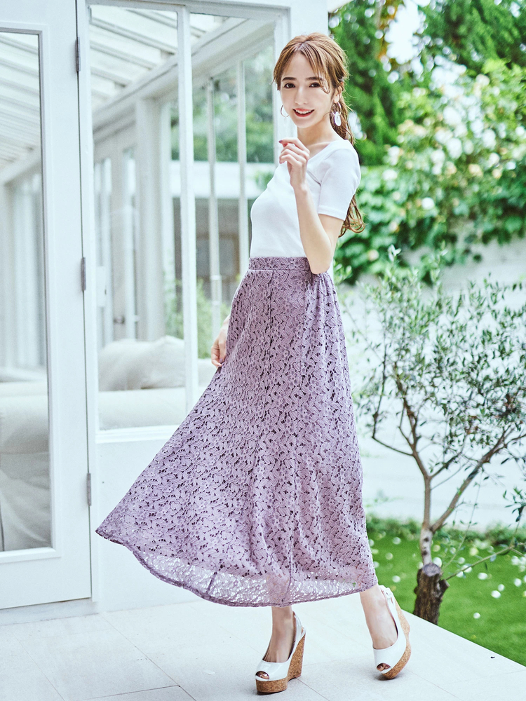 総レーススカート アイテムの詳細 Duras デュラス 公式通販サイト Duras Official Web Store